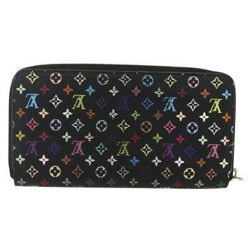 LOUIS VUITTON Monogram Multicolor Zippy Wallet Wallet Black M60243 Auth bs31331 - 0