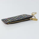 LOUIS VUITTON Multicolor Pochette Cles NM Coin Purse Black M60279 Auth bs31332V-5