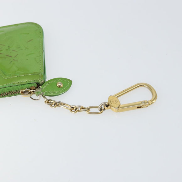 LOUIS VUITTON Vernis Pochette Cles NM Coin Purse Vertnick M93639 LV Auth bs31333