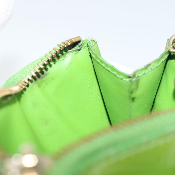 LOUIS VUITTON Vernis Pochette Cles NM Coin Purse Vertnick M93639 LV Auth bs31333