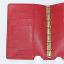 LOUIS VUITTON Epi Agenda PM Day Planner Cover Red R20057 LV Auth bs31335-18