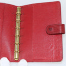 LOUIS VUITTON Epi Agenda PM Day Planner Cover Red R20057 LV Auth bs31335-19