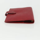 LOUIS VUITTON Epi Agenda PM Day Planner Cover Red R20057 LV Auth bs31335-5