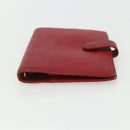 LOUIS VUITTON Epi Agenda PM Day Planner Cover Red R20057 LV Auth bs31335-6