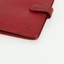 LOUIS VUITTON Epi Agenda PM Day Planner Cover Red R20057 LV Auth bs31335-14