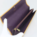 LOUIS VUITTON Epi PochettePorte Monnaie Credit Wallet Yellow M63579 Auth bs31336-9