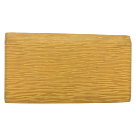 LOUIS VUITTON Epi PochettePorte Monnaie Credit Wallet Yellow M63579 Auth bs31336 - 0