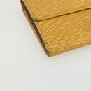 LOUIS VUITTON Epi PochettePorte Monnaie Credit Wallet Yellow M63579 Auth bs31336-14