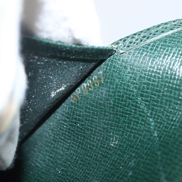 LOUIS VUITTON Taiga Agenda MM Day Planner Cover Epicea R20403 LV Auth bs31338