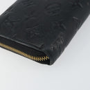 LOUIS VUITTON Monogram Empreinte Zippy Wallet Wallet Black M61864 Auth bs31339-16