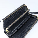LOUIS VUITTON Monogram Empreinte Zippy Wallet Wallet Black M61864 Auth bs31339-9