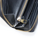 LOUIS VUITTON Monogram Empreinte Zippy Wallet Wallet Black M61864 Auth bs31339-19