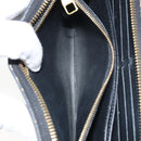 LOUIS VUITTON Monogram Empreinte Zippy Wallet Wallet Black M61864 Auth bs31339-10