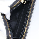 LOUIS VUITTON Monogram Empreinte Zippy Wallet Wallet Black M61864 Auth bs31339-21