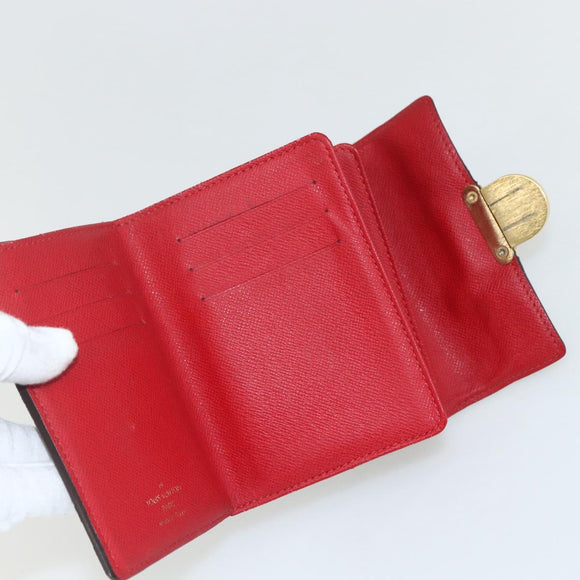 LOUIS VUITTON Damier Ebene Portefeuille Koala Bifold Wallet N60005 Auth bs31340