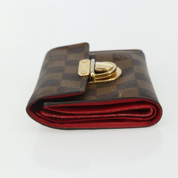 LOUIS VUITTON Damier Ebene Portefeuille Koala Bifold Wallet N60005 Auth bs31340