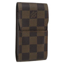 LOUIS VUITTON Damier Ebene Etui Cigarette Case N63024 LV Auth bs31341-1