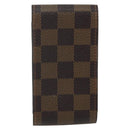LOUIS VUITTON Damier Ebene Etui Cigarette Case N63024 LV Auth bs31341-2