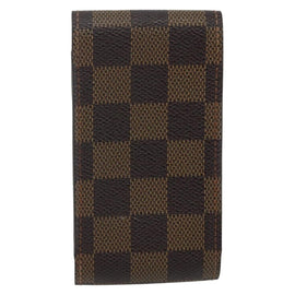 LOUIS VUITTON Damier Ebene Etui Cigarette Case N63024 LV Auth bs31341 - 0