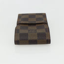 LOUIS VUITTON Damier Ebene Etui Cigarette Case N63024 LV Auth bs31341-5