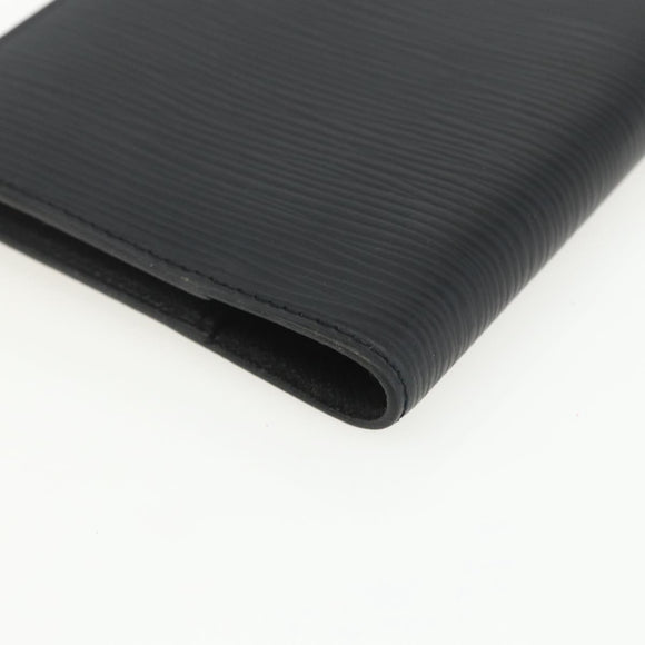 LOUIS VUITTON Epi Z Agenda PM Day Planner Cover Black R20092 LV Auth bs31342