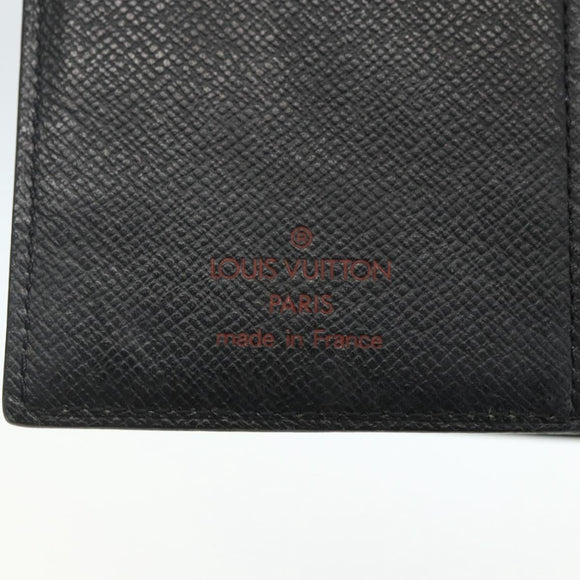 LOUIS VUITTON Epi Z Agenda PM Day Planner Cover Black R20092 LV Auth bs31342