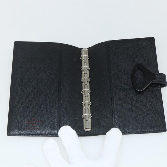 LOUIS VUITTON Epi Z Agenda PM Day Planner Cover Black R20092 LV Auth bs31342