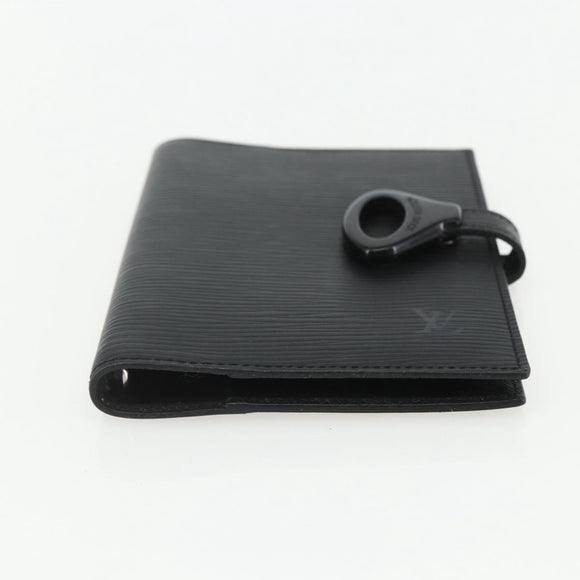 LOUIS VUITTON Epi Z Agenda PM Day Planner Cover Black R20092 LV Auth bs31342