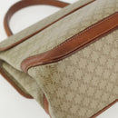 CELINE Macadam Canvas Hand Bag PVC Beige Gold Auth bs31347-17