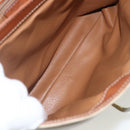 CELINE Macadam Canvas Hand Bag PVC Beige Gold Auth bs31347-21