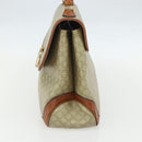 CELINE Macadam Canvas Hand Bag PVC Beige Gold Auth bs31347-4