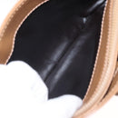 CELINE Macadam Canvas Shoulder Bag PVC Beige Gold Auth bs31348-19