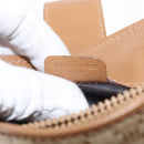 CELINE Macadam Canvas Shoulder Bag PVC Beige Gold Auth bs31348-24