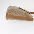 CELINE Macadam Canvas Shoulder Bag PVC Beige Gold Auth bs31348-4