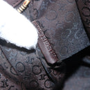 CELINE Shoulder Bag Leather Brown Gold Auth bs31349-21