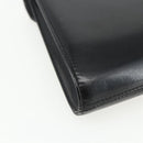 GIVENCHY Shoulder Bag Leather Black Gold Auth bs31351-16