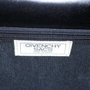 GIVENCHY Shoulder Bag Leather Black Gold Auth bs31351-8