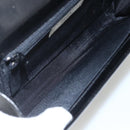 GIVENCHY Shoulder Bag Leather Black Gold Auth bs31351-10