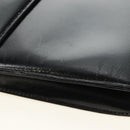 GIVENCHY Shoulder Bag Leather Black Gold Auth bs31351-12