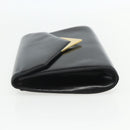 GIVENCHY Shoulder Bag Leather Black Gold Auth bs31351-3