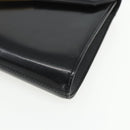 GIVENCHY Shoulder Bag Leather Black Gold Auth bs31351-7