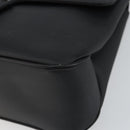 Salvatore Ferragamo Vala Shoulder Bag Patent leather Black Silver Auth bs31352-9