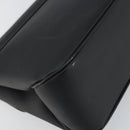 Salvatore Ferragamo Vala Shoulder Bag Patent leather Black Silver Auth bs31352-16