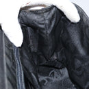 Salvatore Ferragamo Vala Shoulder Bag Patent leather Black Silver Auth bs31352-18