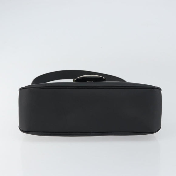 Salvatore Ferragamo Vala Shoulder Bag Patent leather Black Silver Auth bs31352