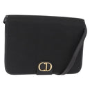 Christian Dior Shoulder Bag Nylon Black gold Auth bs31359-1