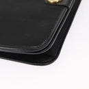 Christian Dior Shoulder Bag Nylon Black gold Auth bs31359-9