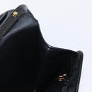 Christian Dior Shoulder Bag Nylon Black gold Auth bs31359-18