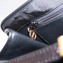 Christian Dior Shoulder Bag Nylon Black gold Auth bs31359-20