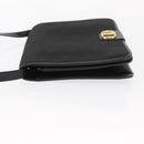 Christian Dior Shoulder Bag Nylon Black gold Auth bs31359-4
